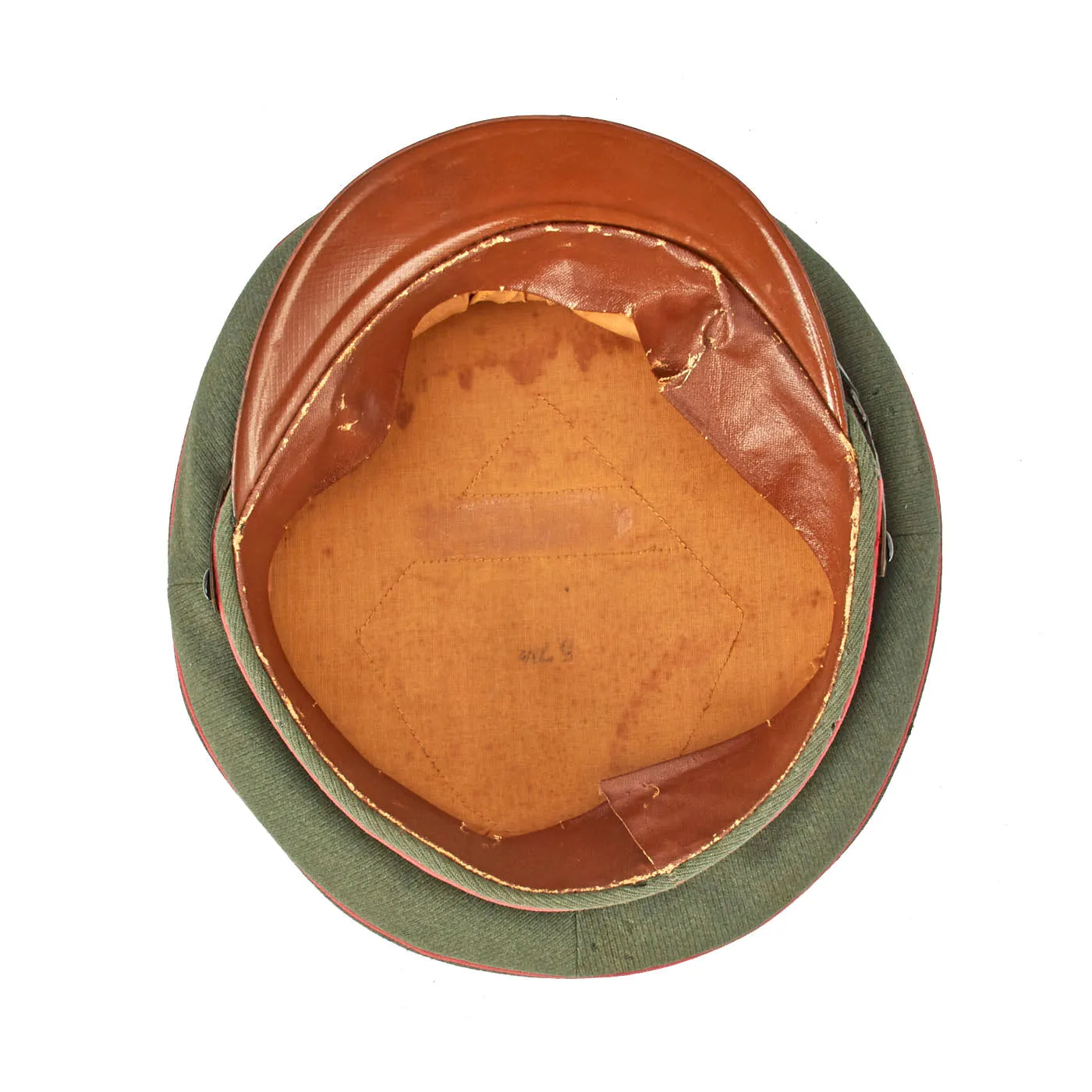 Original German WWII Heer Panzer EM & NCO Schirmmütze Visor Cap - size 57 1/2