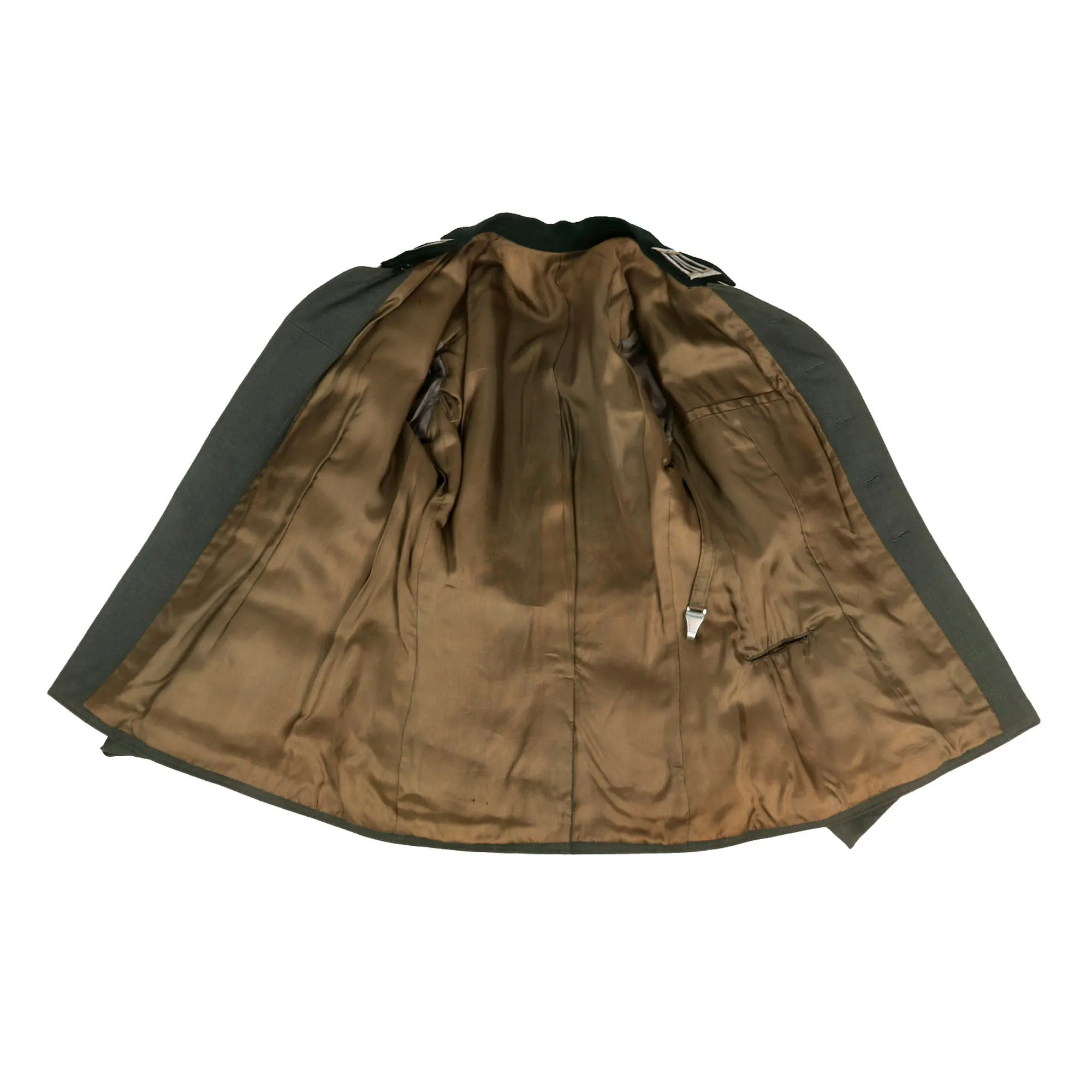 Original German WWII Heer Pioneer Combat Engineer Leutnant Officer's M36 Field Uniform Tunic with Trousers