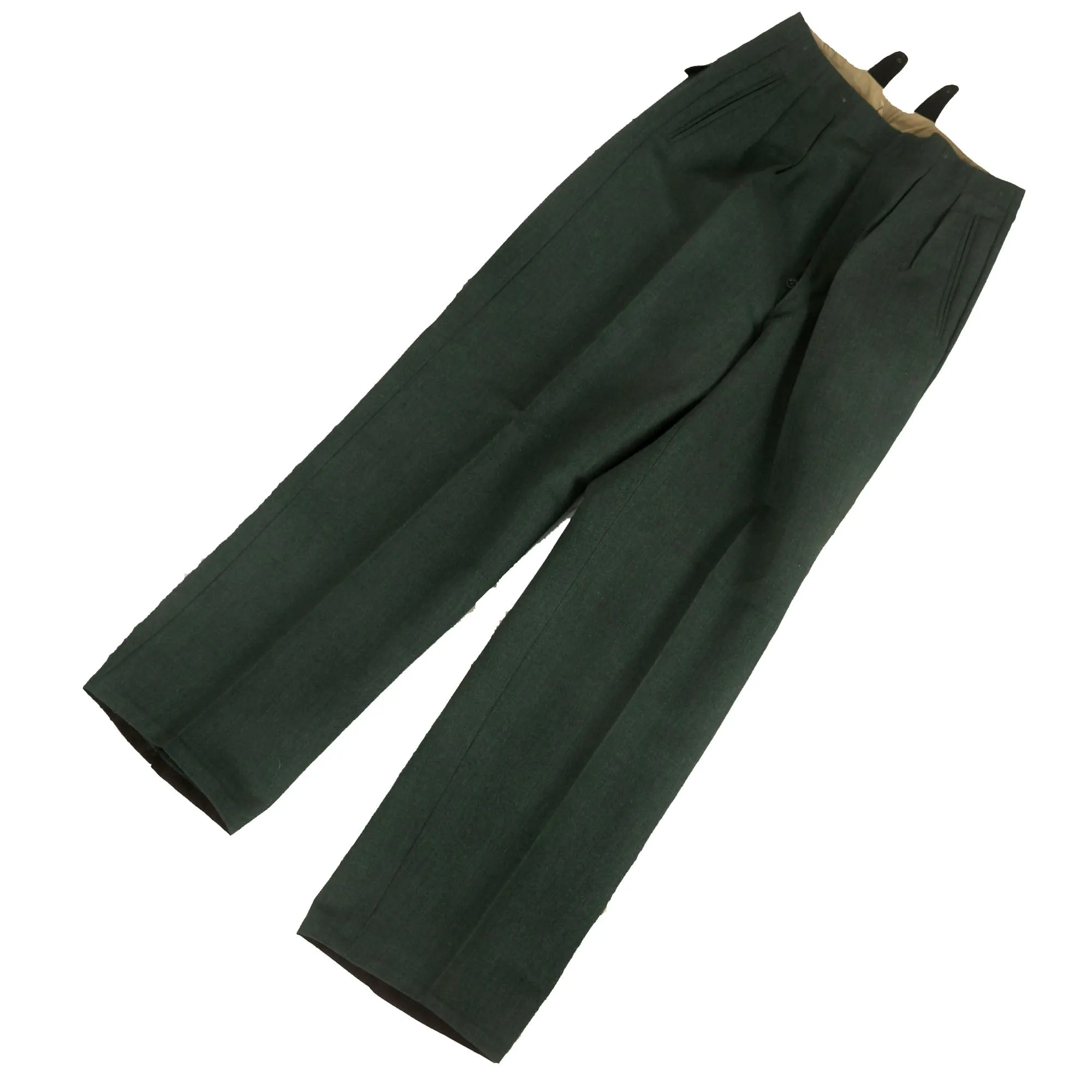 Original German WWII Heer Pioneer Combat Engineer Leutnant Officer's M36 Field Uniform Tunic with Trousers