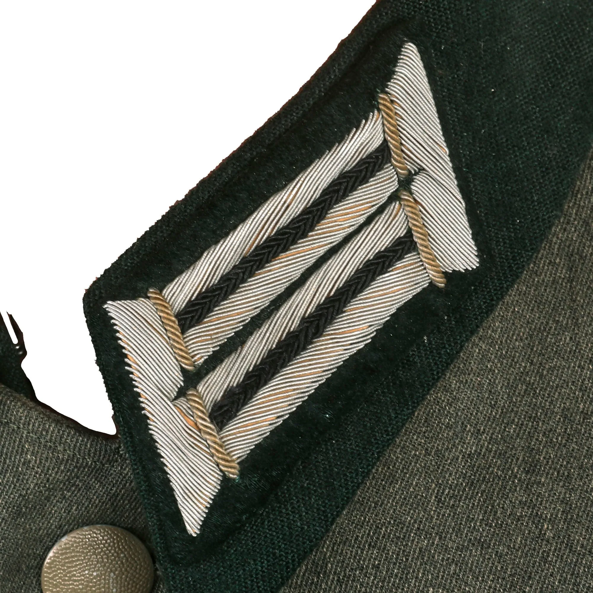 Original German WWII Heer Pioneer Combat Engineer Leutnant Officer's M36 Field Uniform Tunic with Trousers
