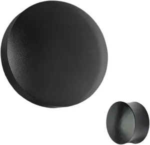 Pair (2PCS) BLACK ARENG WOOD PLUGS Double Flare Gauges Organic Ear Tunnels 9307