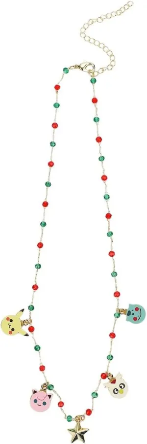 Pokmon Holiday-Themed Beaded Necklace