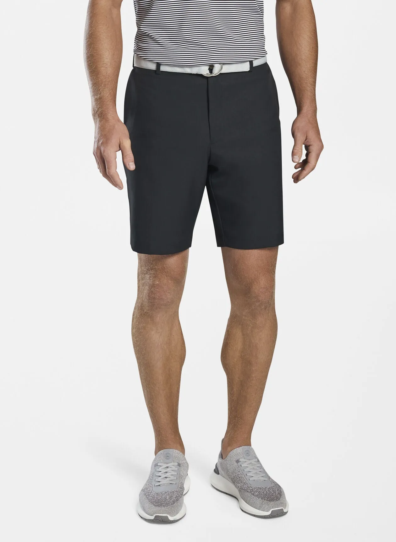 Salem Performance Short in Black by Peter Millar