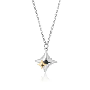 Star Necklace for Women Mother's Day Bubble Celestial Charm Necklace 925 Sterling Silver for Girls, Minimalist Dainty Balloon Pendant Jewelry, Birthday Christmas Gift - Star