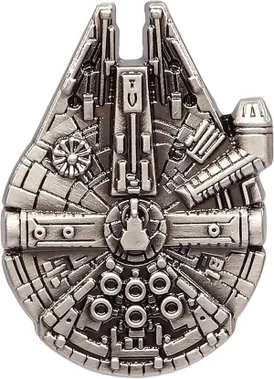 Star Wars Millennium Falcon Pewter Lapel Pin