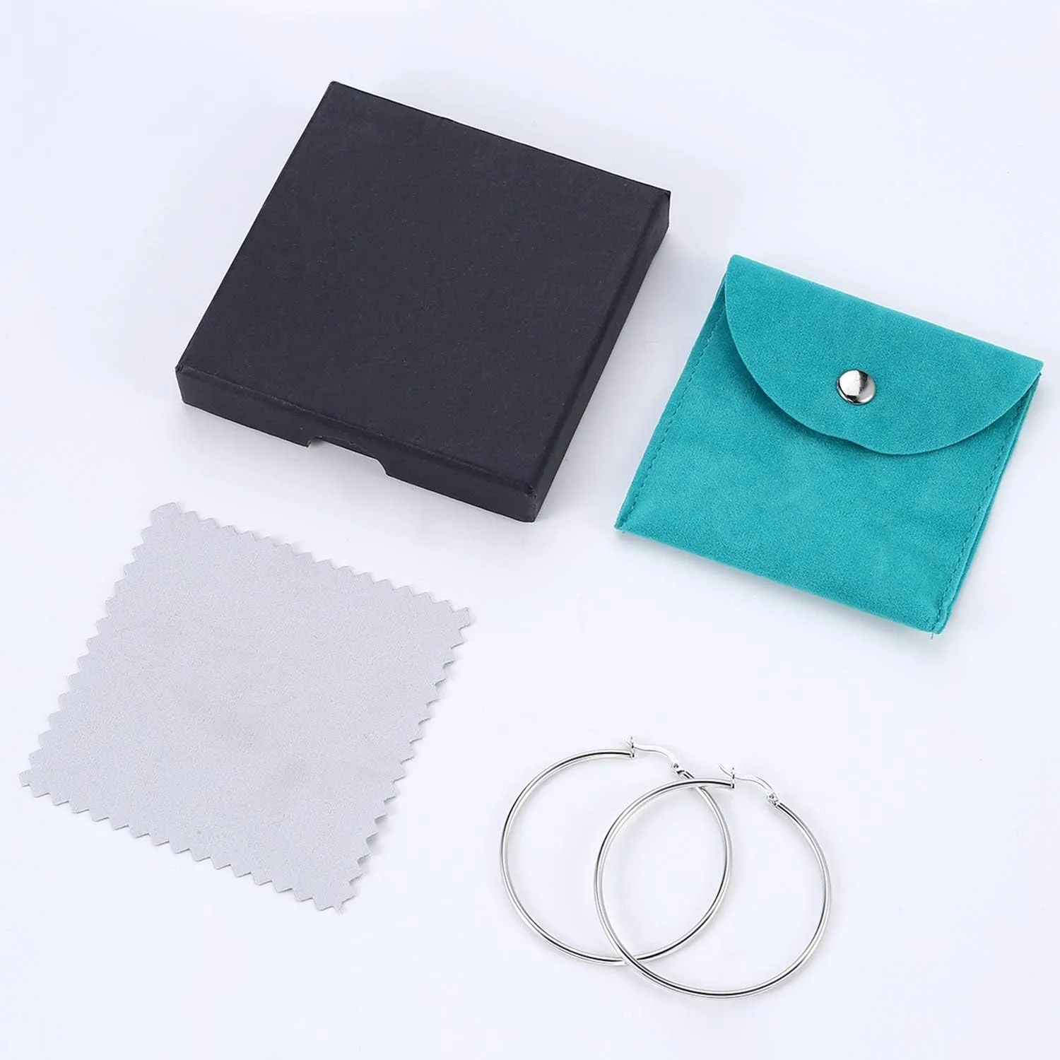 Sterling Silver Hoop Earrings 7 Sizes Options 2mm Tube High Polished Silver Hoops 15mm 20mm 25mm 30mm 40mm 50mm 60mm Hypoallergenic Jewelry