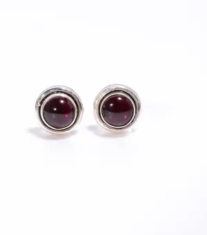 Studs earrings in 925 Sterling Silver, Girl Minimal Stud Jewellery for Office & Everyday Use, Unique Fine Stone Jewelry Gifts for Women - Girls