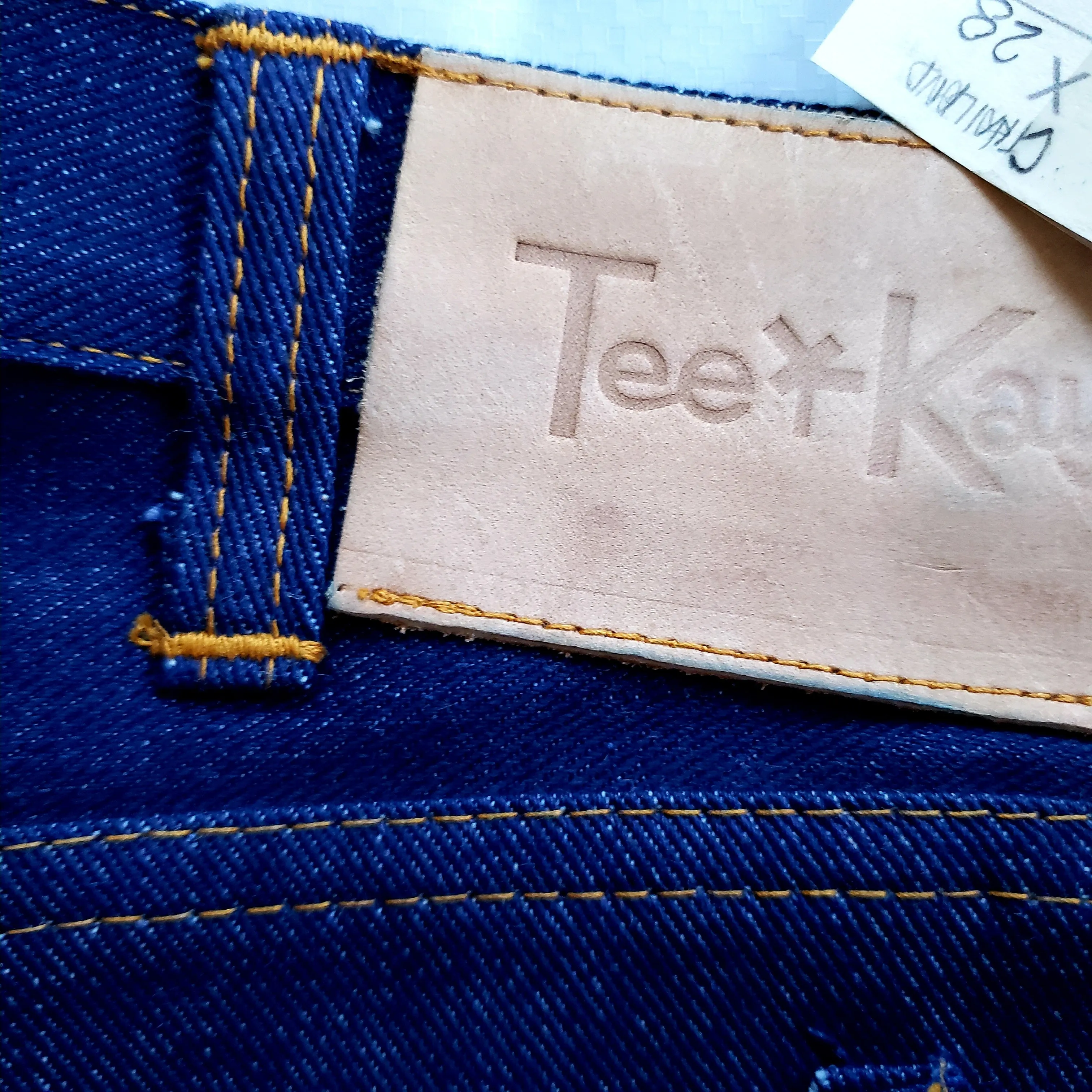 Tee Kay Vintage Deadstock Jeans, Made in Thailand. Monarch Industries. Denim, Bellbottom Jeans. NWT 27" x 28"