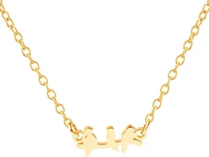 Three Little Birds Delicate Flying Birds Pendant Bird Necklace