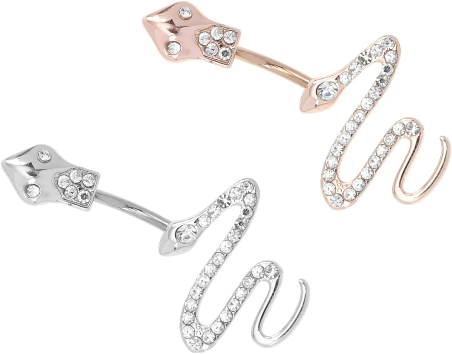 Unique Belly Button Hoop Snake Navel Ring Stainless Steel Body Jewelry for Special Occasions