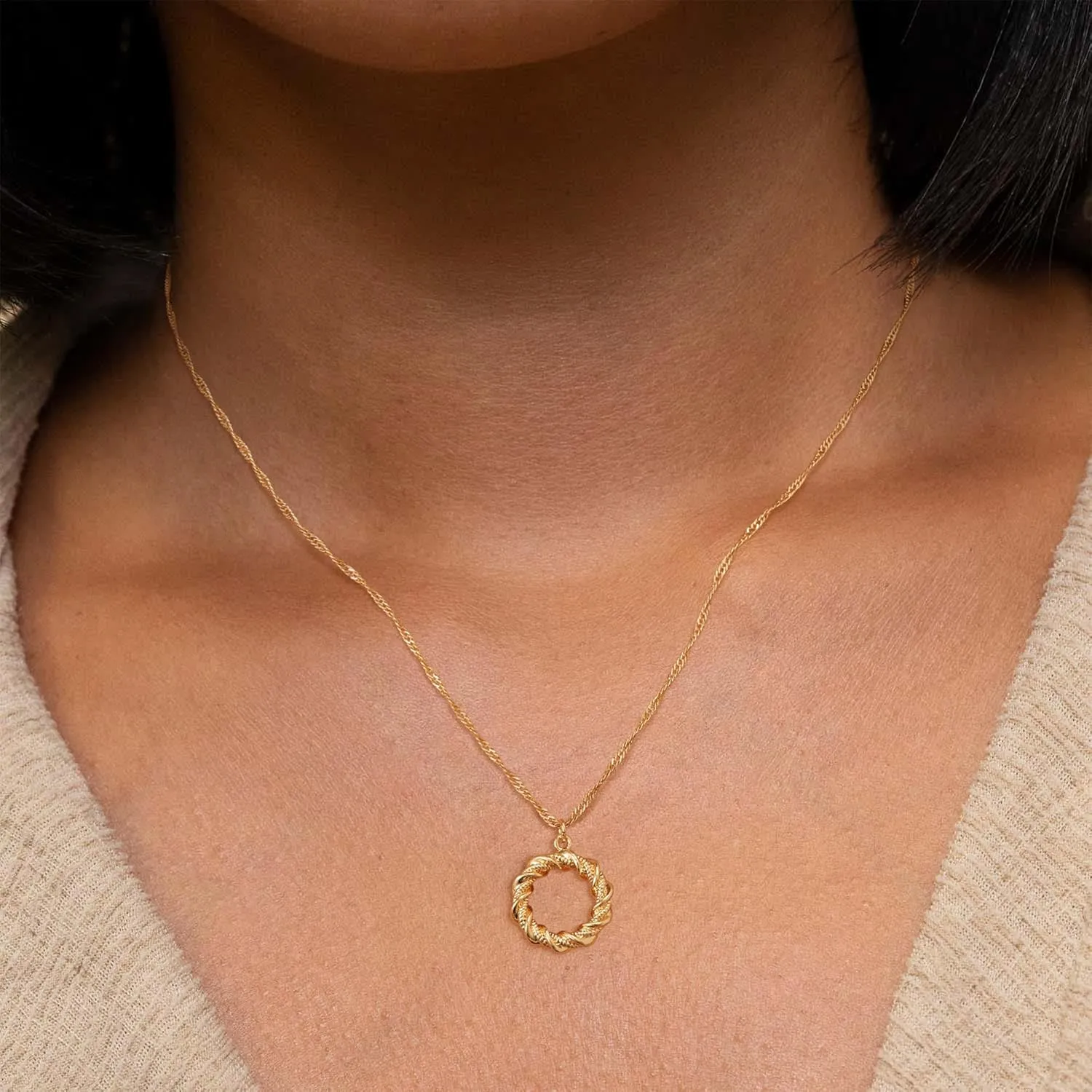 Valloey Rover Gold Coin Necklace,14K Gold Plated Cute Dainty Evil Eye Heart Disk Necklaces for Women Jewelry Gift