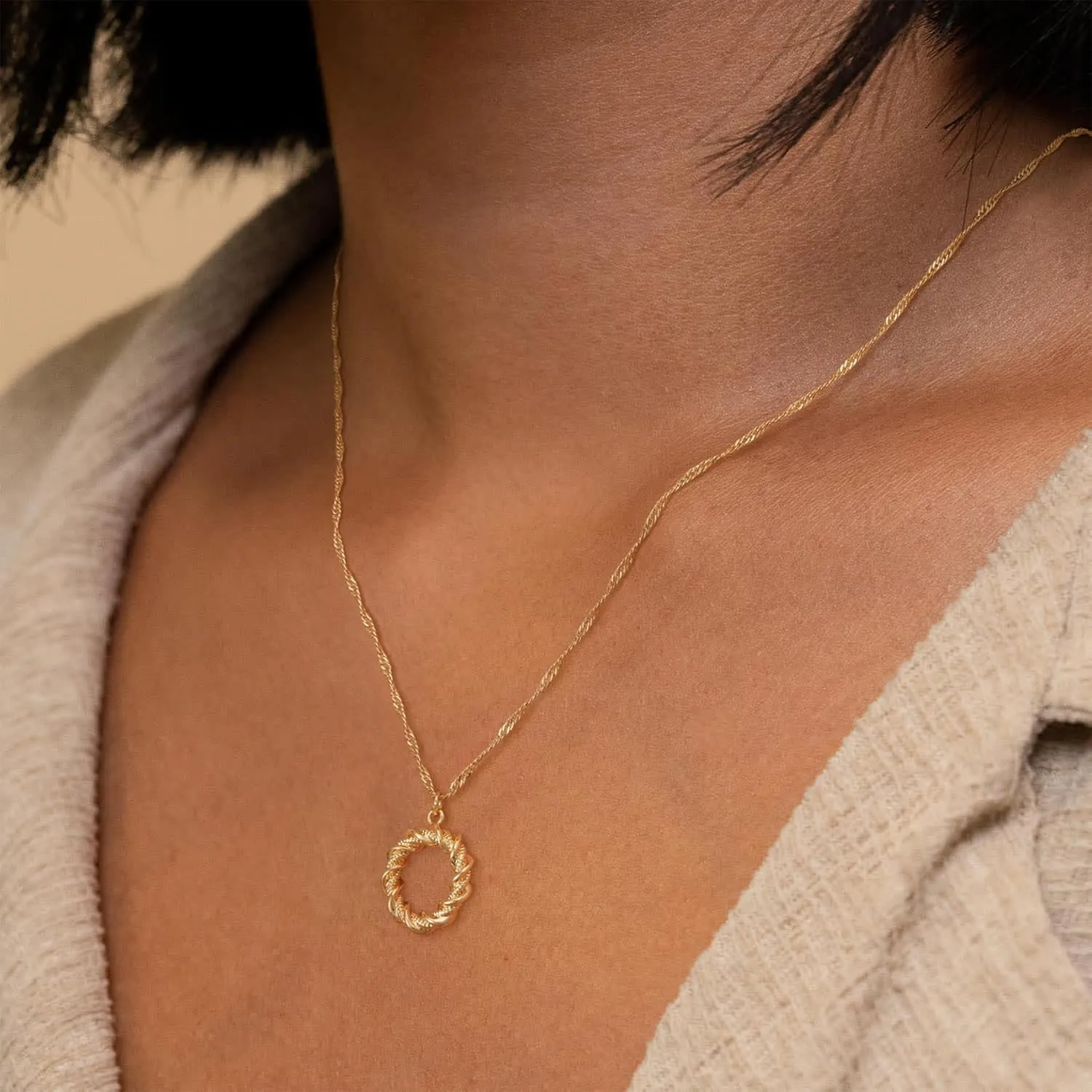Valloey Rover Gold Coin Necklace,14K Gold Plated Cute Dainty Evil Eye Heart Disk Necklaces for Women Jewelry Gift