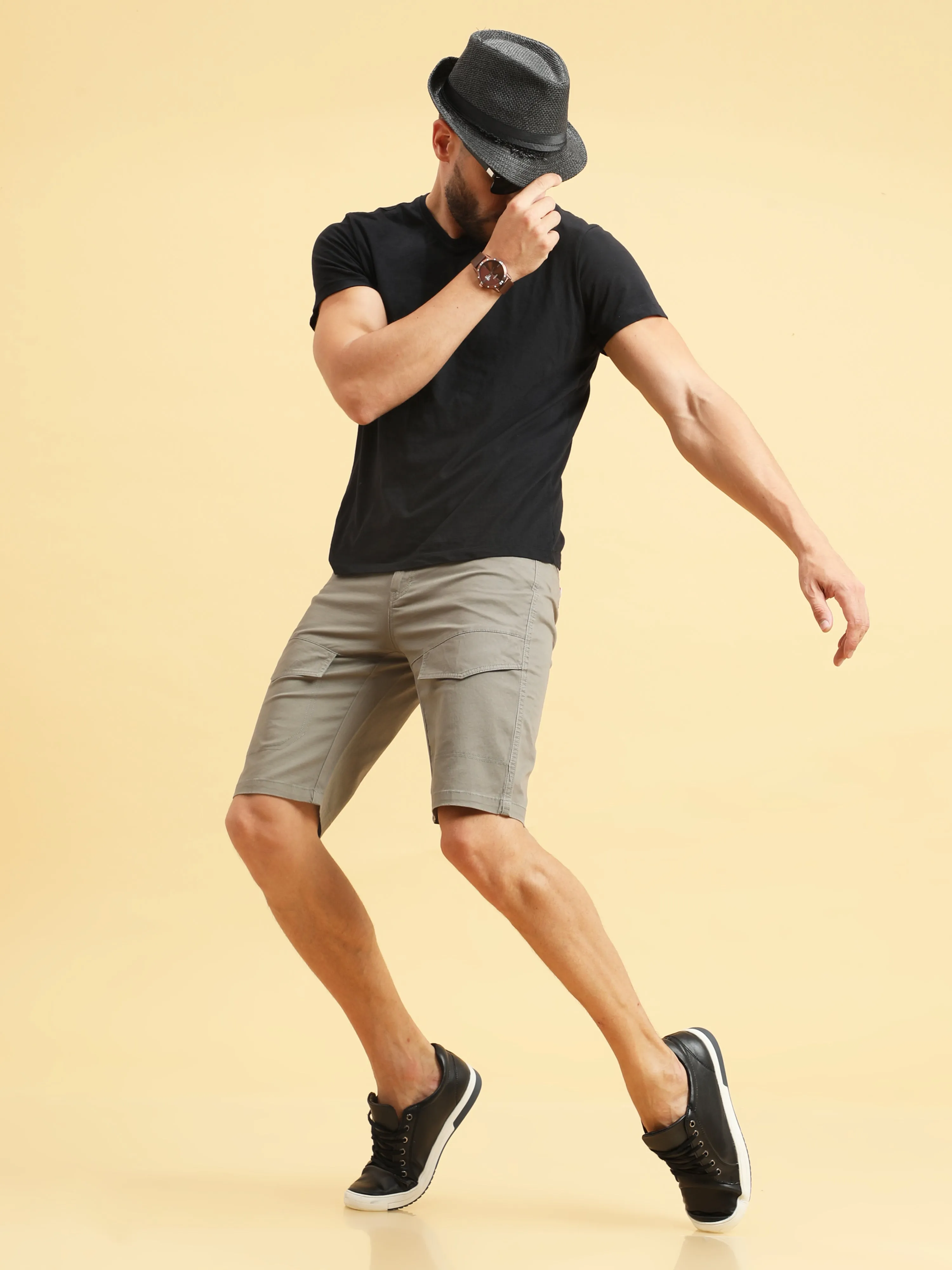 Vibrant Grey Shorts