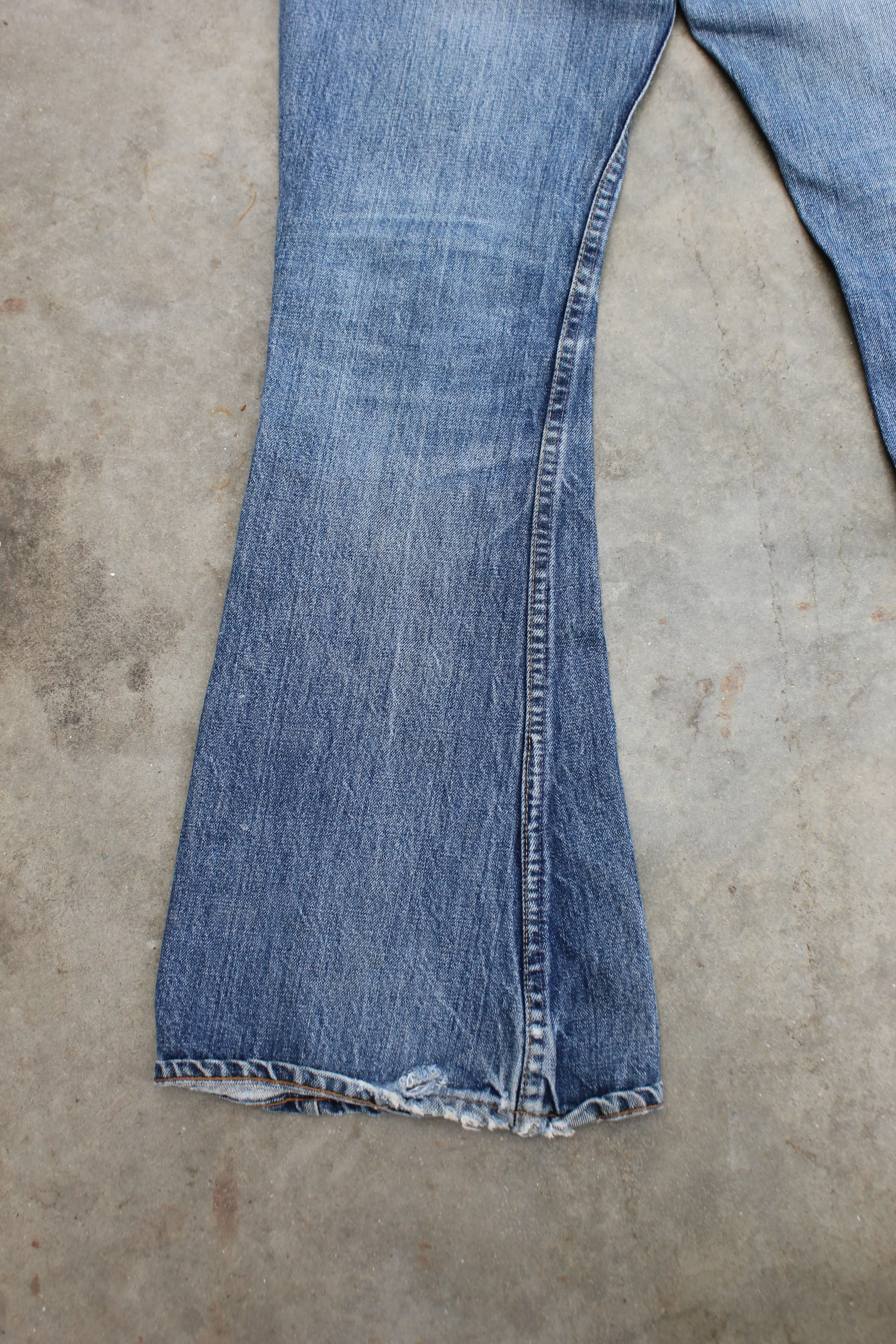Vintage 1960/1970s Big E" Levi's Denim 646 Bellbottom Jeans