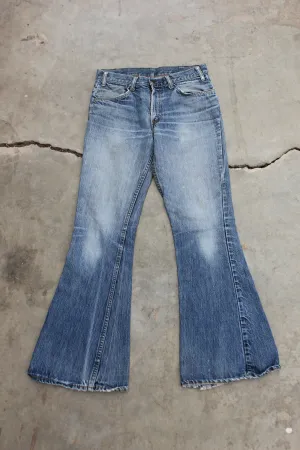Vintage 1960/1970s Big E" Levi's Denim 646 Bellbottom Jeans