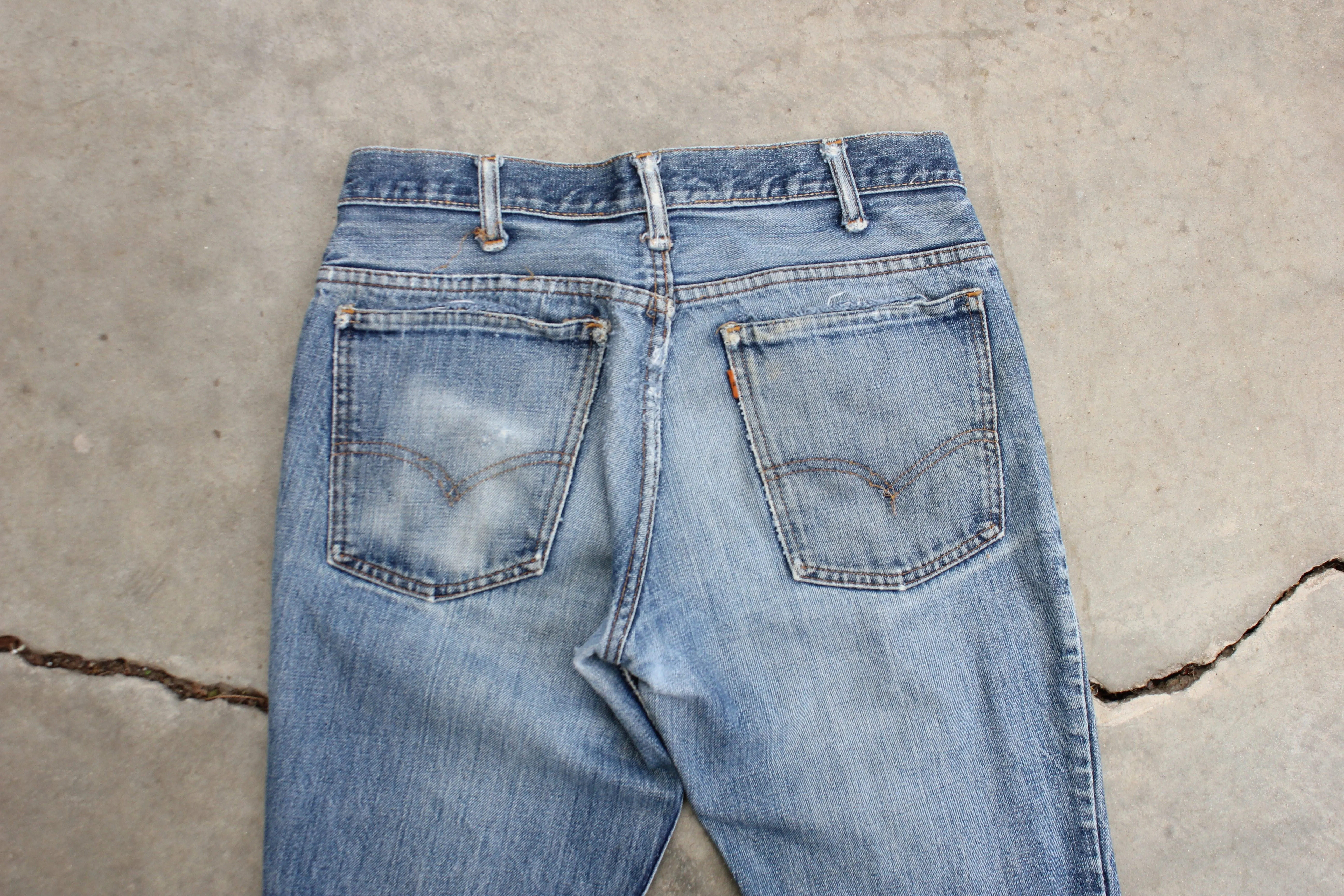 Vintage 1960/1970s Big E" Levi's Denim 646 Bellbottom Jeans