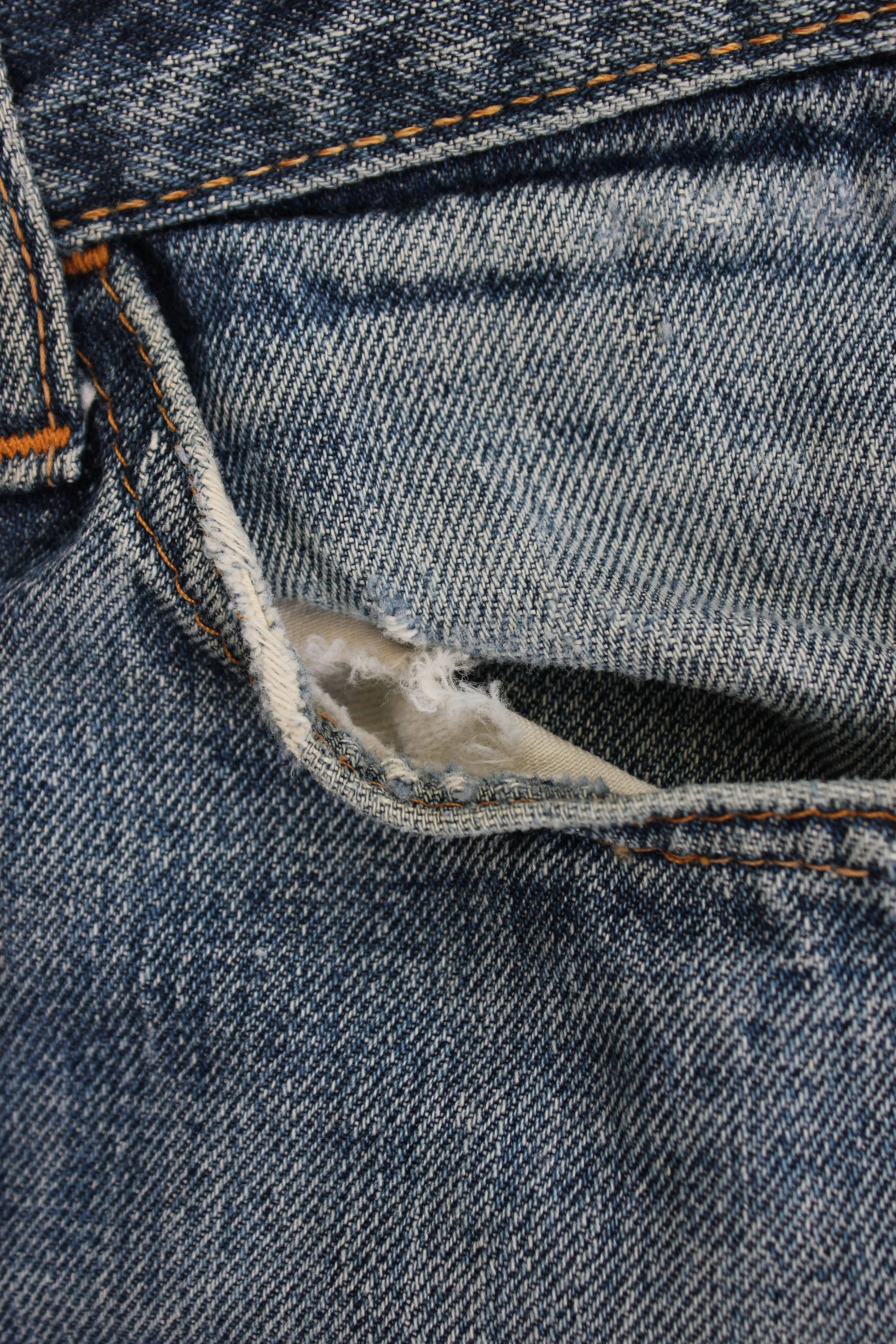 Vintage 1960/1970s Big E" Levi's Denim 646 Bellbottom Jeans