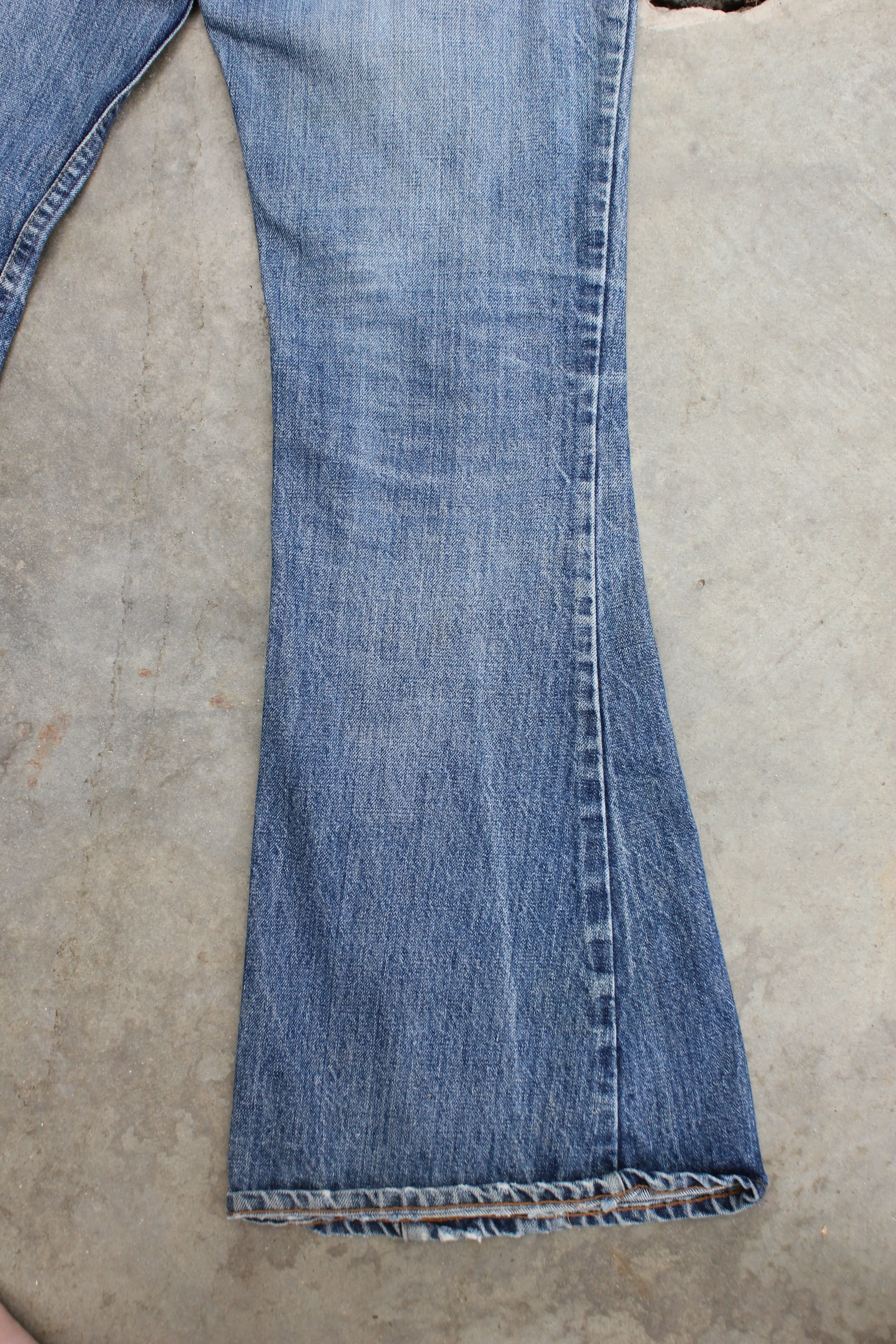 Vintage 1960/1970s Big E" Levi's Denim 646 Bellbottom Jeans