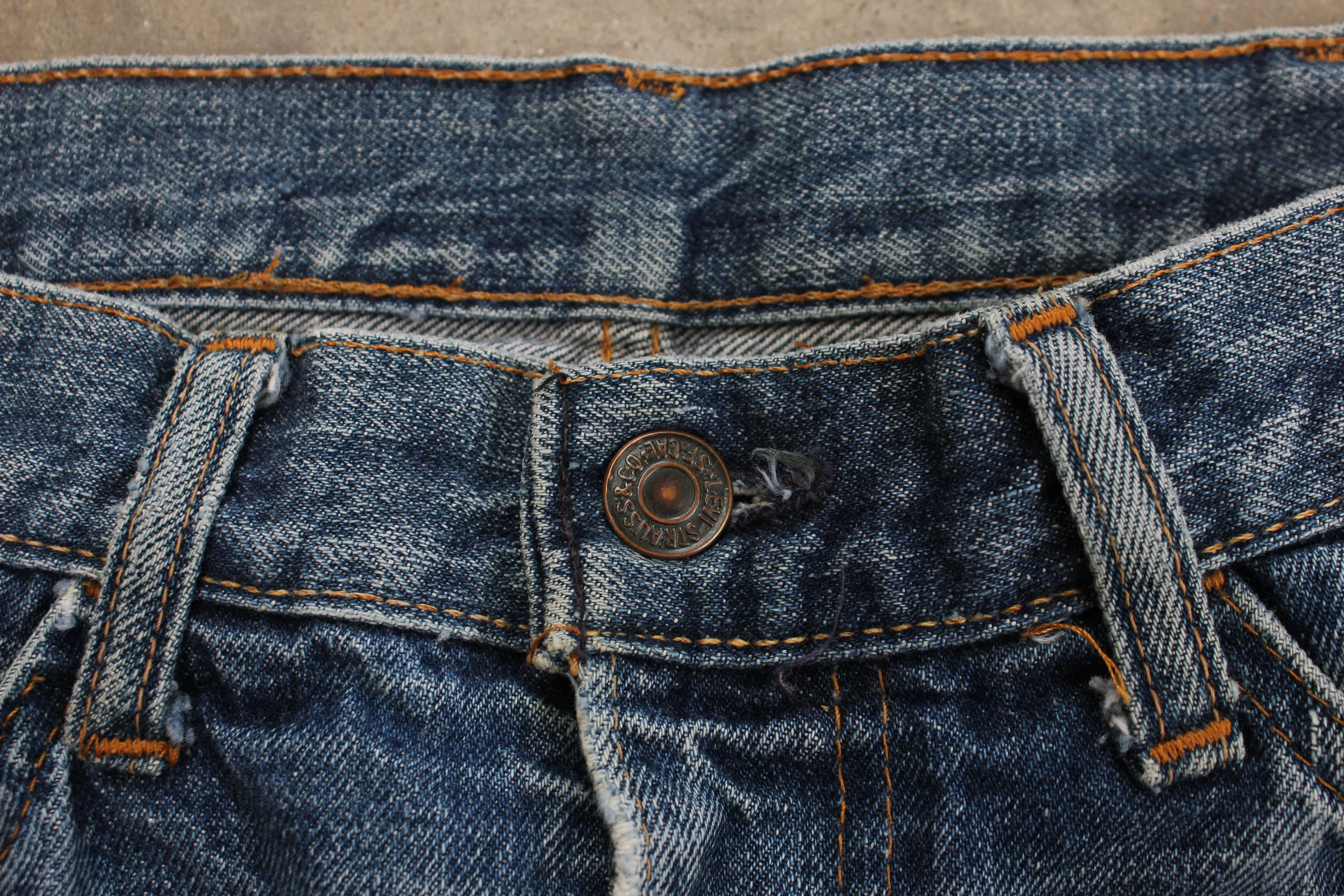 Vintage 1960/1970s Big E" Levi's Denim 646 Bellbottom Jeans
