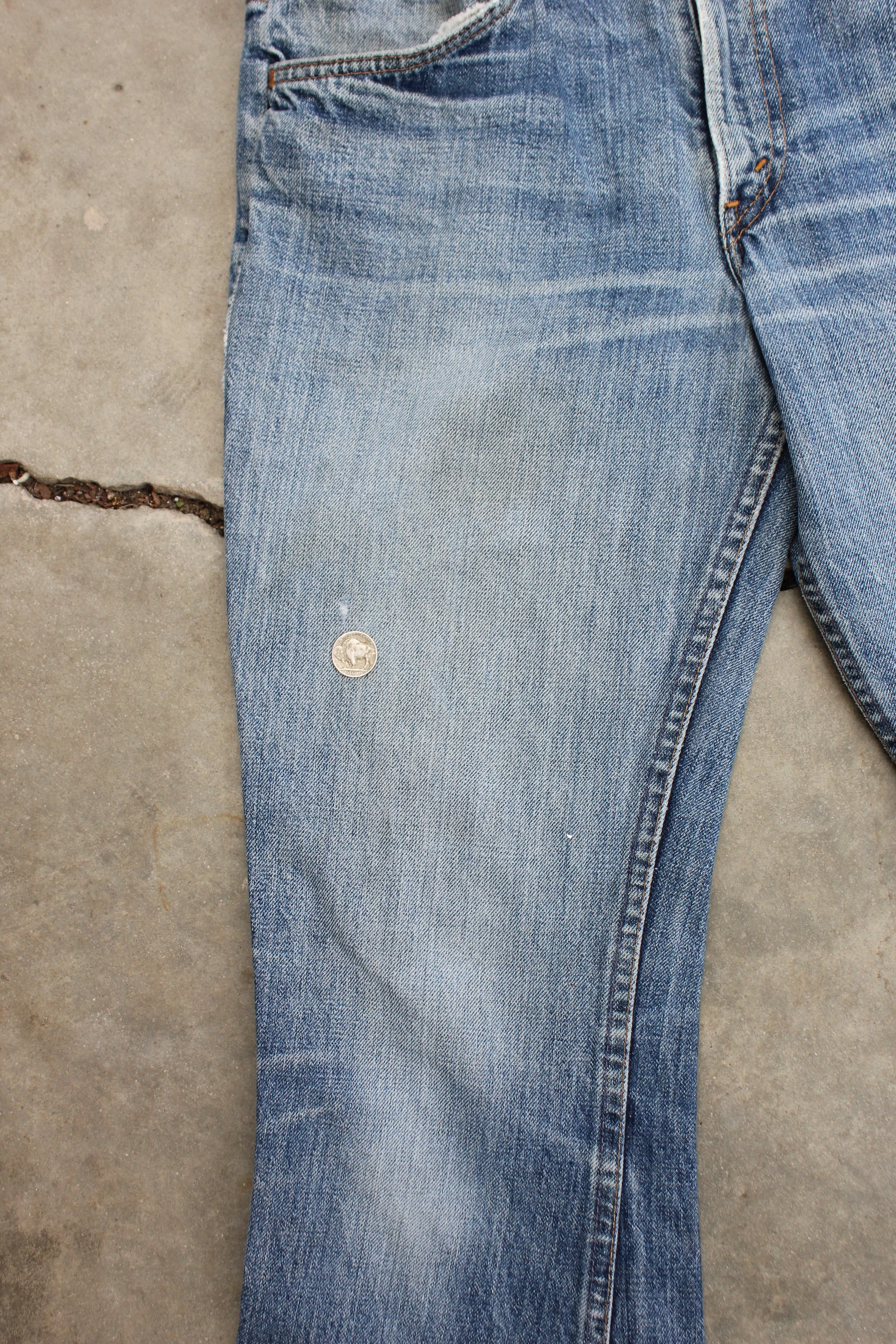Vintage 1960/1970s Big E" Levi's Denim 646 Bellbottom Jeans