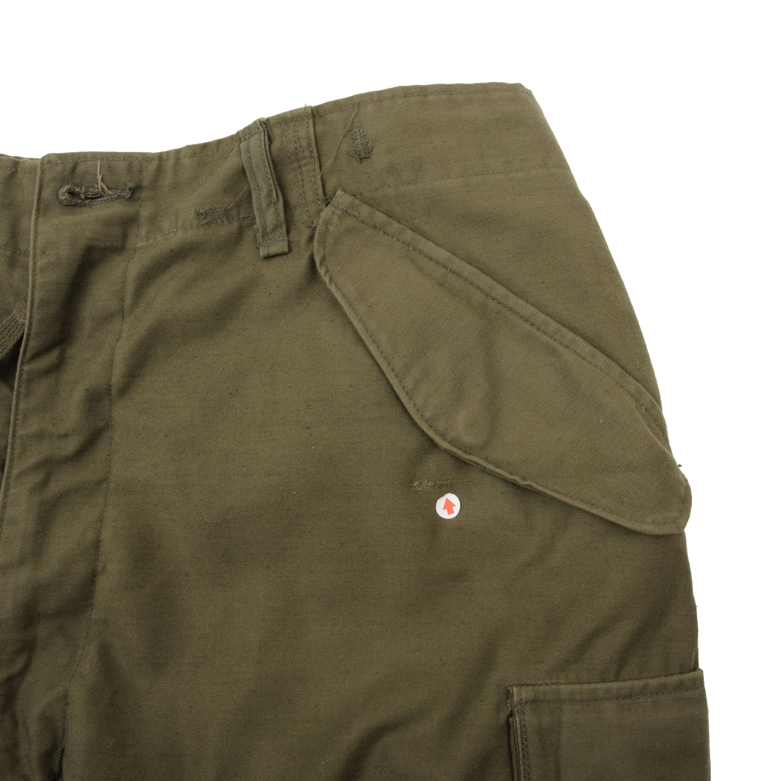 VINTAGE US ARMY FIELD TROUSERS PANTS M-1965 M65 1976 SIZE LARGE REGULAR