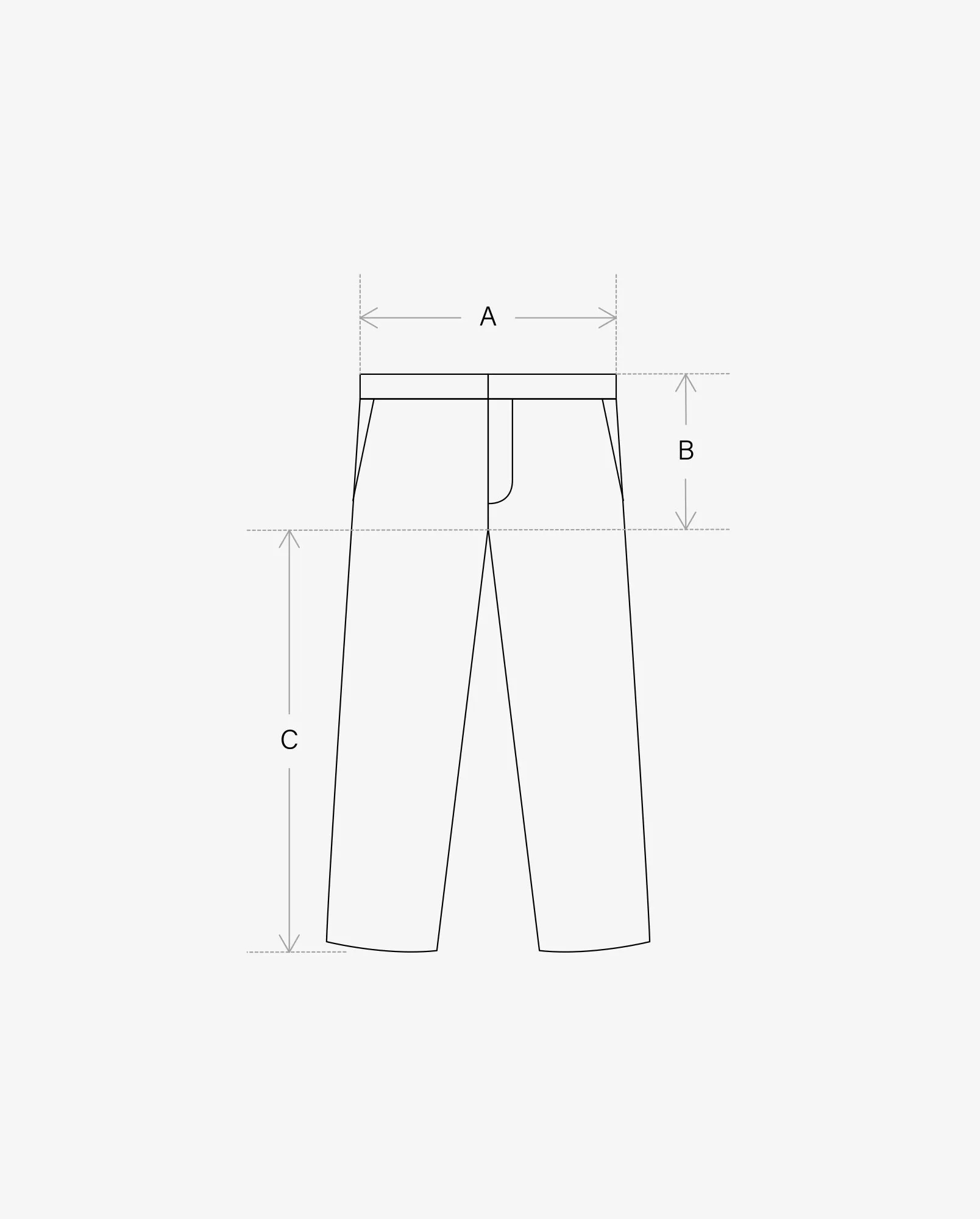 Wide Wool Trousers w/ Belt