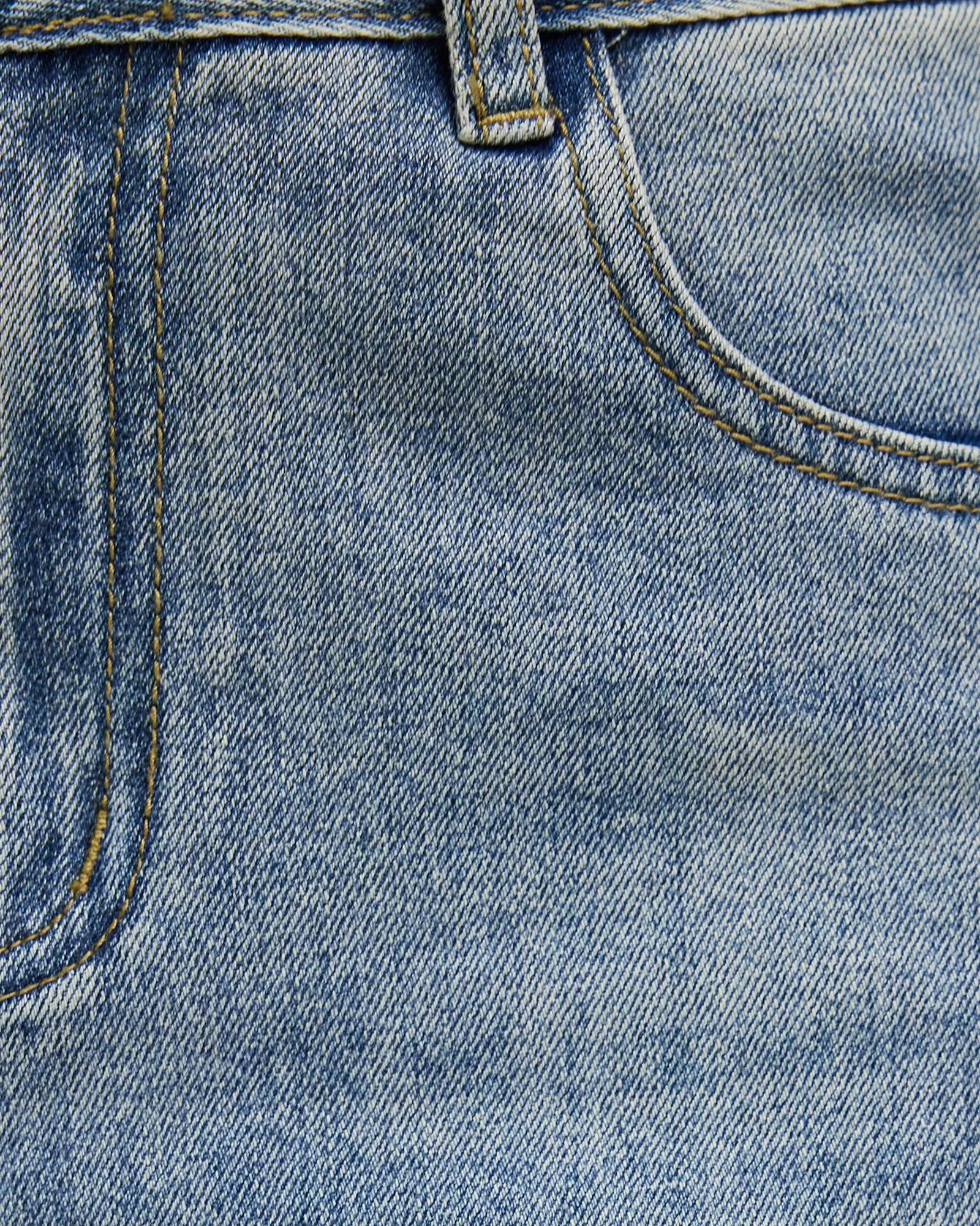 Women's High Waist Denim Shorts Straight Leg Raw Hem Jean Shorts Summer Hot Pants with Pockets - Olga Shorts